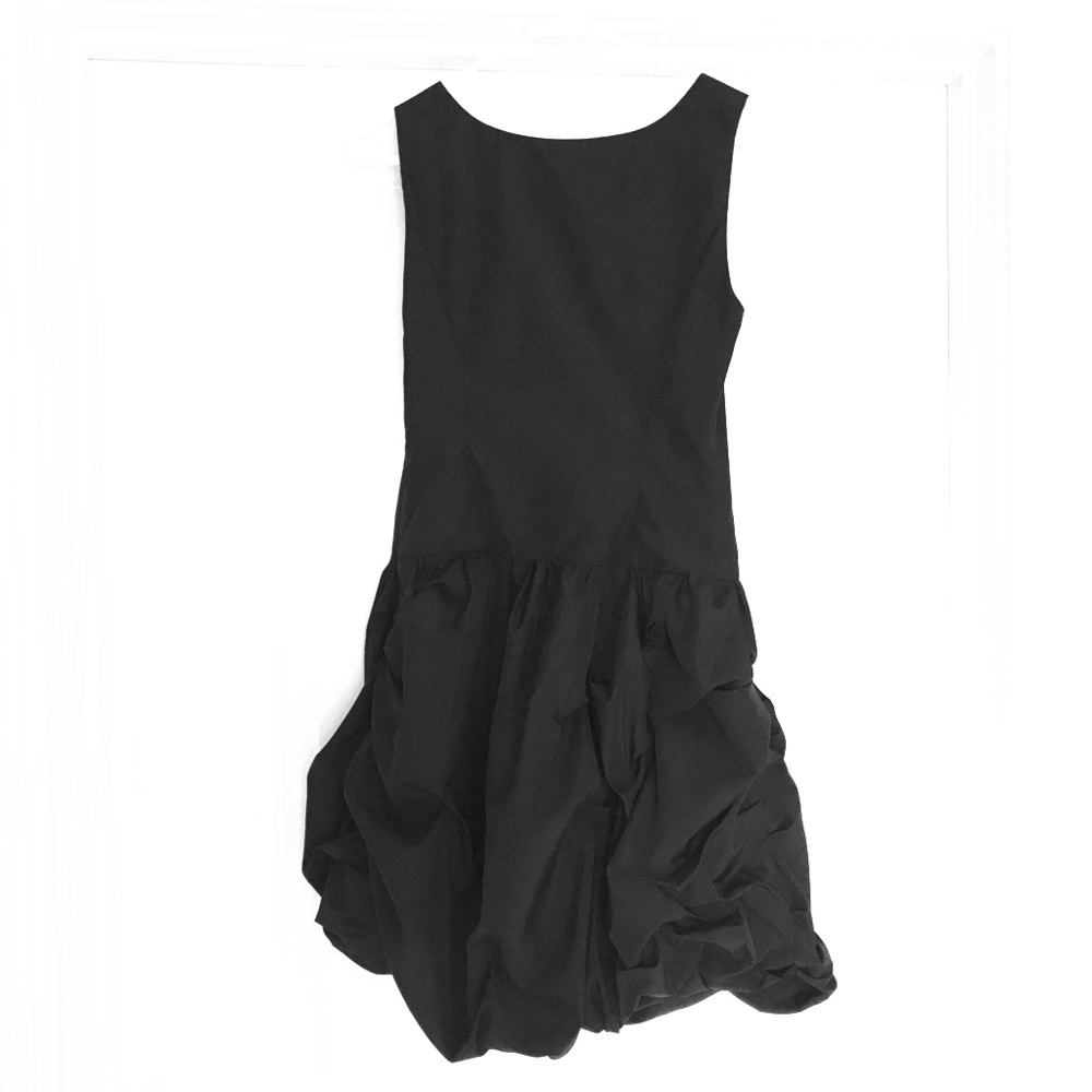 Woman’s black dress